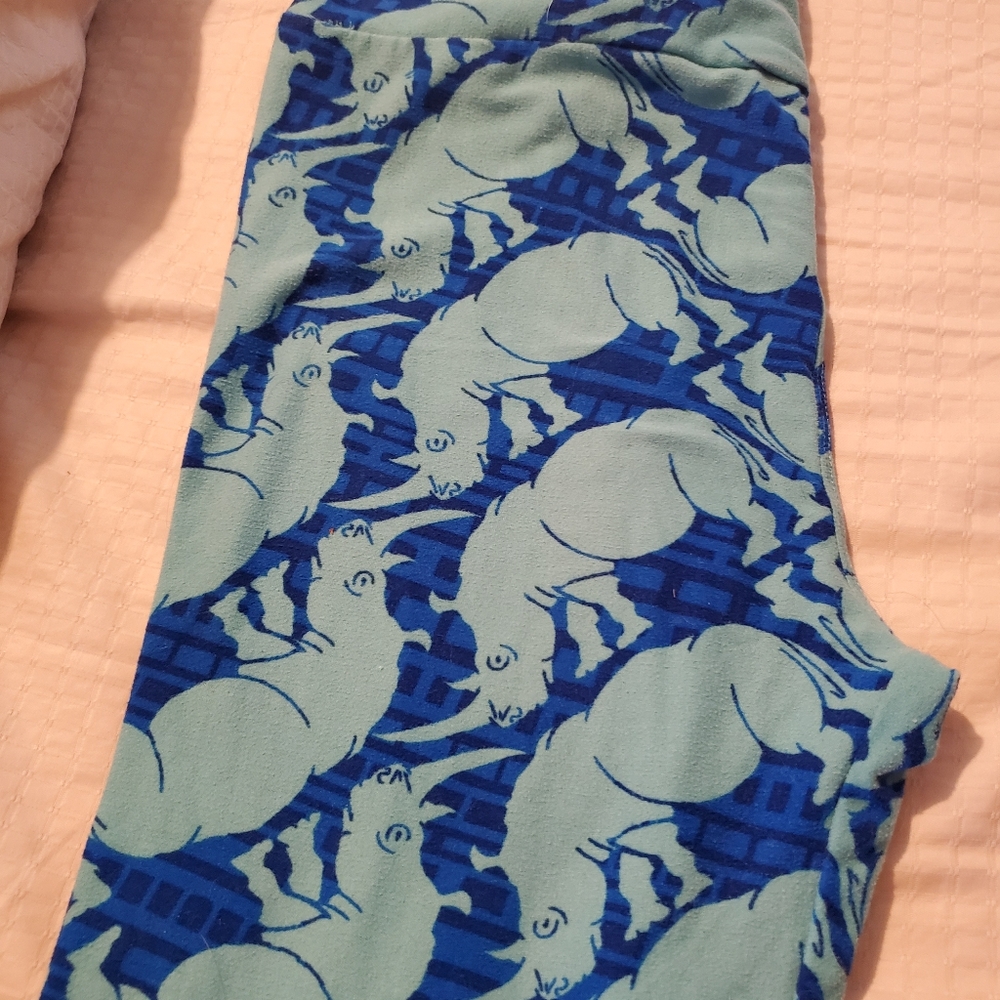 LLR rhino pattern leggings